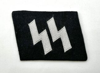 Waffen-SS BeVo Collar Tab for EM/NCO w/ Cardboard Backing