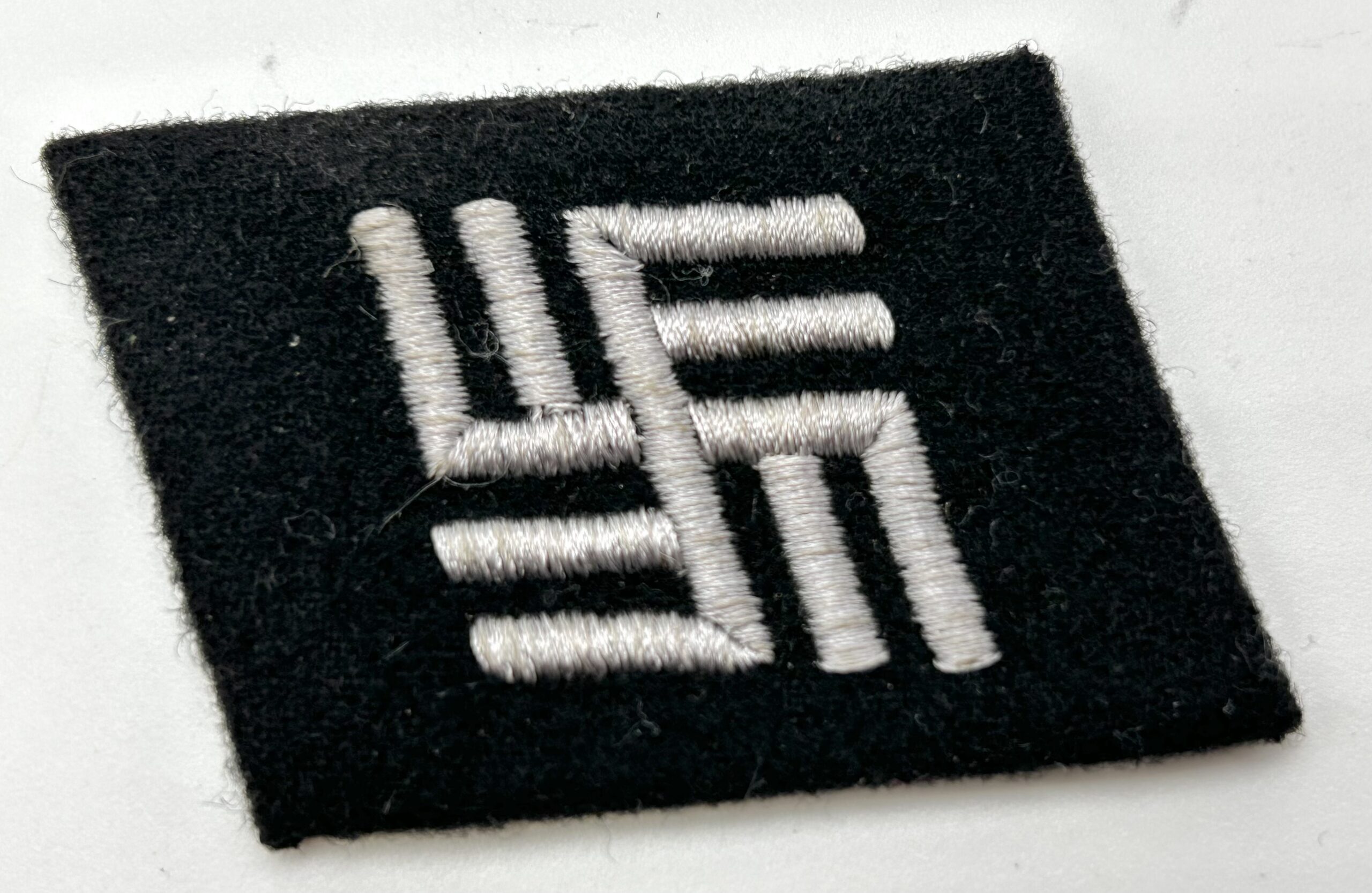 Waffen-SS Temporary Camp Guard Collar Tab - Image 4