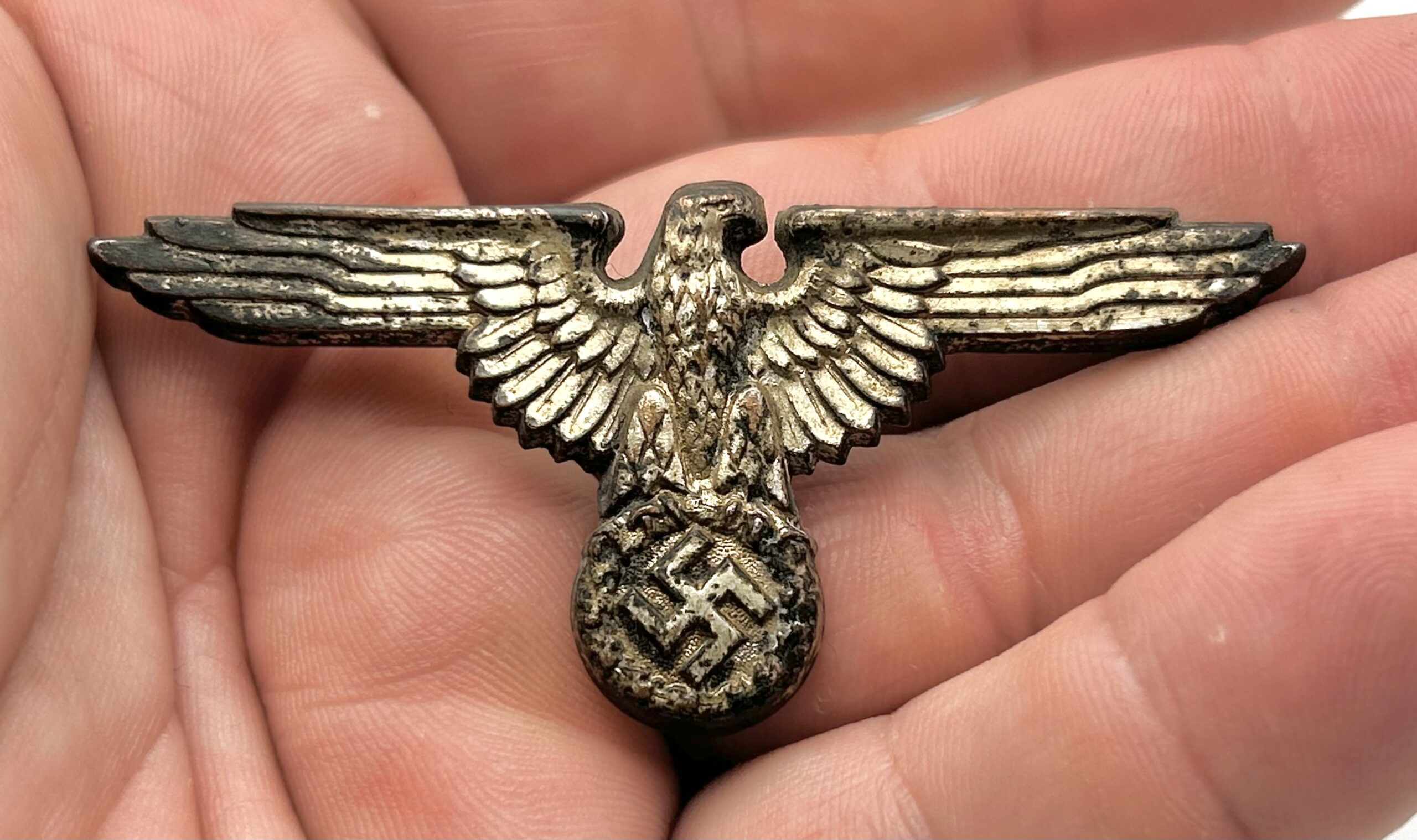 Early SS Visor Cap Eagle - (RZM M1/8 Ferdinand Wagner) - Image 3