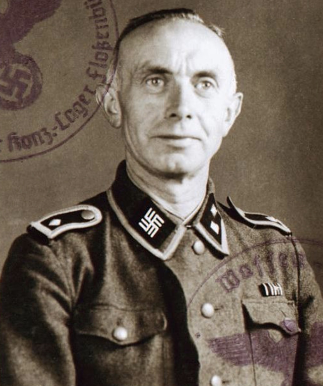 Waffen-SS Temporary Camp Guard Collar Tab - Image 3